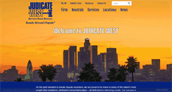 Desktop Screenshot of judicatewest.com